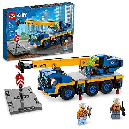 LEGO City Great Vehicles Mobile Crane Truck Toy, 6...