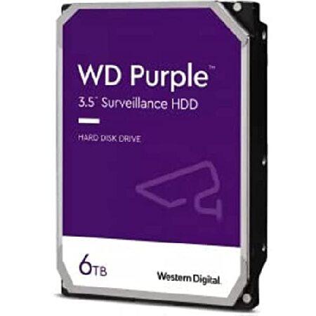 Western Digital 6TB WD パープル 監視 内蔵ハードドライブ HDD - SAT...