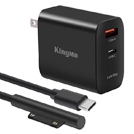 King Ma USB C Laptop Charger for Surface, 65W PD G...