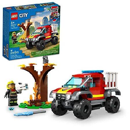 LEGO City 4x4 Fire Engine Rescue Truck 60393, Toy ...