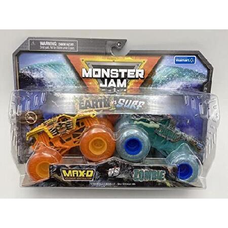 Monster Jam Earth vs Surf Max D and Zombie 1:64スケー...