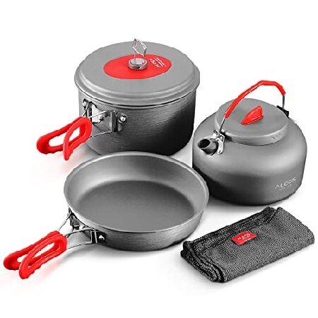 Alocs Camping Cookware, Portable Camping Pots and ...