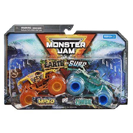 Monster Jam 2022 Earth vs Surf シリーズ 2パック Max-D Ear...
