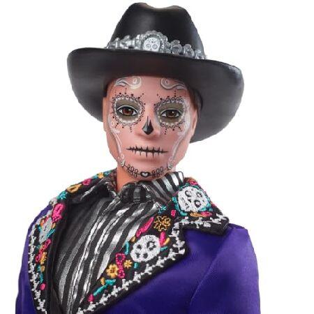 Barbie 2023 D〓a De Muertos Ken Doll Wearing Blue J...