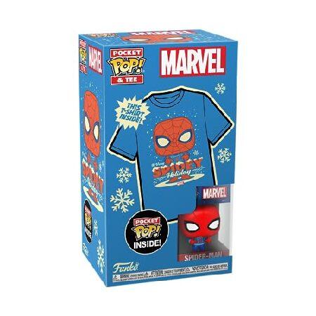 Funko Pocket Pop! ＆ Tee: Marvel - Holiday Spider-M...