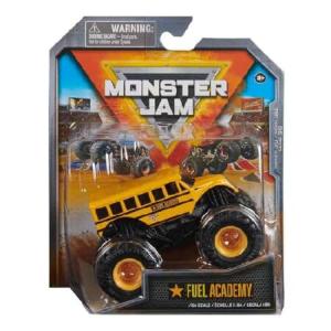Monster Jam 2023 スピンマスター 1:64 ダイキャストトラックシリーズ 30トラック オンデューティー 燃料アカデミー スクールバス