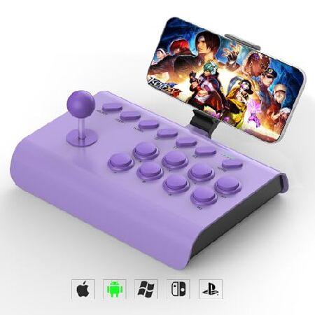 arVin Wireless Arcade Fight Stick Joystick Control...