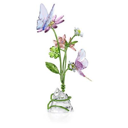 Swarovski Idyllia Butterfly and Flowers Figurine