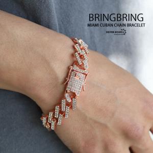 喜平ブレスレット ブリンブリン マイアミキューバン チェーン