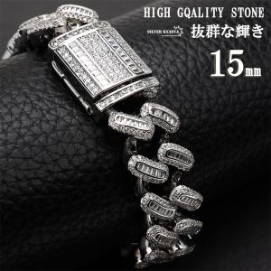 極太 B系ブレスレット シルバー マイアミキューバンリンク 喜平