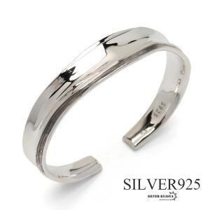 UZU silver 925 クリスタル　バングル 送料無料 SILVER925 クリスタル シンプル バングル メタル
