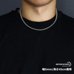 ステンレス ベネチアンチェーンネックレス シル...の詳細画像4