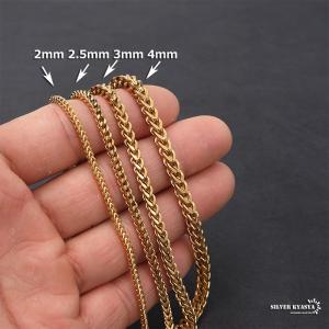 ステンレス ネックレスチェーン ゴールド 金 ...の詳細画像5