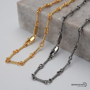 CHROME HEARTS クロムハーツ 22K ツイストチェーン 18インチ