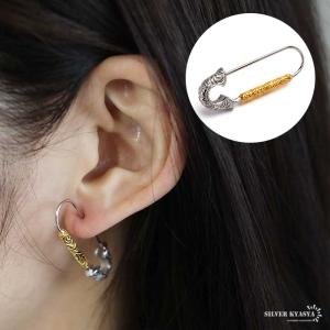 CHROME HEARTS（クロムハーツ） ピアス セーフティーピン CHクロス