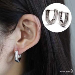 CHANEL（シャネル） フープピアス ロゴ 925 シルバー ヴィンテージ