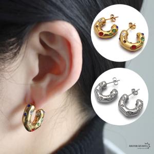 Goldfilled 14KGF アメリカ発 K14ゴールドフィルドフープピアス 片耳用