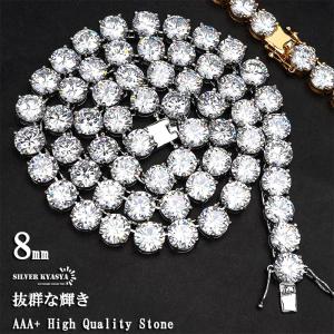 並行輸入品】Xikui キューバンチェーンネックレス アイスアウト