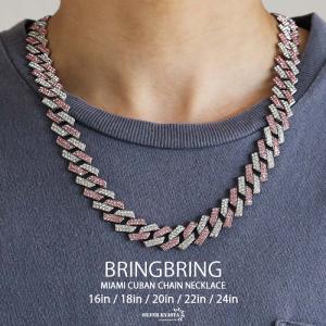 喜平ネックレス ブリンブリン マイアミキューバン チェーンネックレス