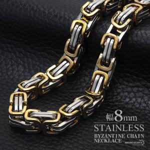 ステンレス ダイヤモンドカット ネックレス 極太 カット面あり ダイヤ