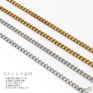 クロスネックレス ステンレス チェーンネックレ...の詳細画像2