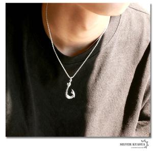 ハワイアンジュエリー 釣り針 ネックレス シル...の詳細画像2