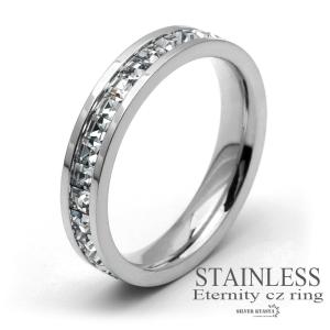 ステンレス リング メンズ レディース 指輪 エタニティリング
