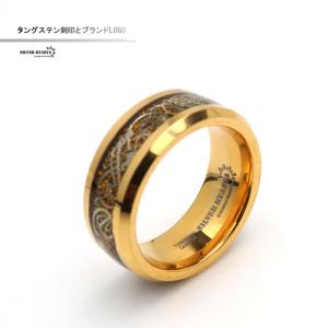 超硬 タングステン リング 指輪 メンズ 金 ...の詳細画像3