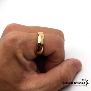 タングステン リング 指輪 メンズ 金 ゴール...の詳細画像4