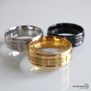 ステンレス つや消しリング シンプルリング ラ...の詳細画像3