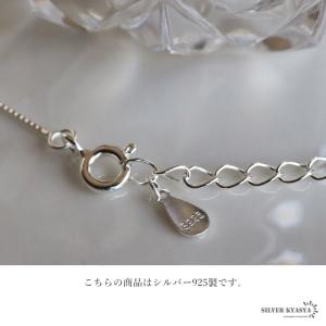 シルバー925 角砂糖ネックレス ミニマムネッ...の詳細画像5