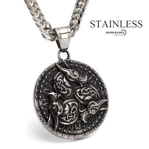 シルバー925素材 三点吊り ネックレス 925 フェザーネックレス