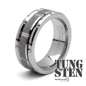 26号) シルバー925 平打リング シンプル 指輪 925 銀 8mm 太めリング 