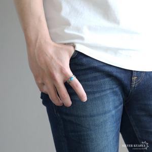 (26号) ステンレス ターコイズ フェザーリ...の詳細画像4