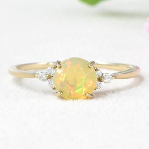 4℃（ヨンドシー） カナル ダイヤモンド 3P ピンキーリング K10金 YG