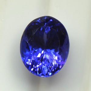 【鑑別書付】濃色　タンザナイト　オーバルカット 2.96ct　AAAAA+　S-D053 《即納》｜kyfactory