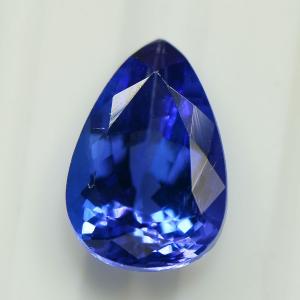 タンザナイト　ペアシェイプカット 濃色 2.31ct　AAAAA　S-F085《即納》｜kyfactory