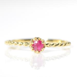 モイメメ デザイン・パライバトルマリンリング・指輪/K10YG/416