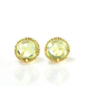 専用✳︎ 希少✳︎大粒シンデレラアクアマリン　14kgf　天然石ピアス/イヤリング 14kgf/アクアマリンx七色天然石ピアス | iichi 日々の暮らしを心地よく