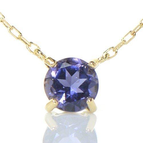 ペンダント　アイオライト K18ゴールド/プラチナ ウーノ BW088 ネックレス