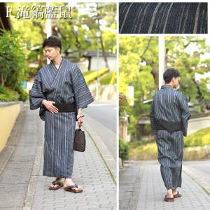 浴衣 メンズ 小さい サイズ 綿麻 140cm...の詳細画像4