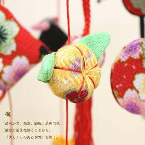 モチーフつるし飾り つるし雛 華〜HANA〜 ...の詳細画像3