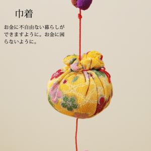 モチーフ一本つるし飾り つるし雛 5個つるし1...の詳細画像1