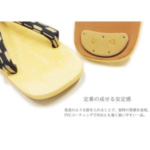 タタミ表調雪駄 メンズ 紳士 雪駄 PVCコー...の詳細画像1