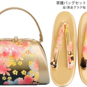 草履バッグセット (B007) 美品 振袖 エナメル 箱入り