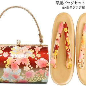 草履バッグセット (C007) 美品 振袖 エナメル 箱入り