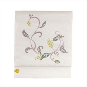 名古屋帯 正絹 黒 唐草 〜エレガントアラベスク〜 ブラック 京玉響