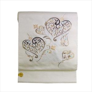 平和屋着物○九寸名古屋帯 総刺繍 十二支 干支 金糸 正絹 逸品