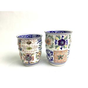 京焼・清水焼 武内裕（秀峰窯） 一閑人交趾宝散し組飯碗 : 京焼