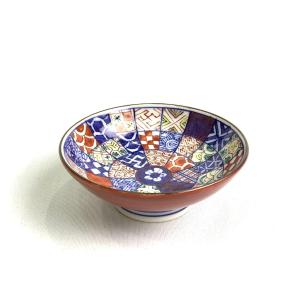 京焼・清水焼 色絵間取牡丹山水捻湯呑 加藤雲泉（雲泉窯） : 京焼